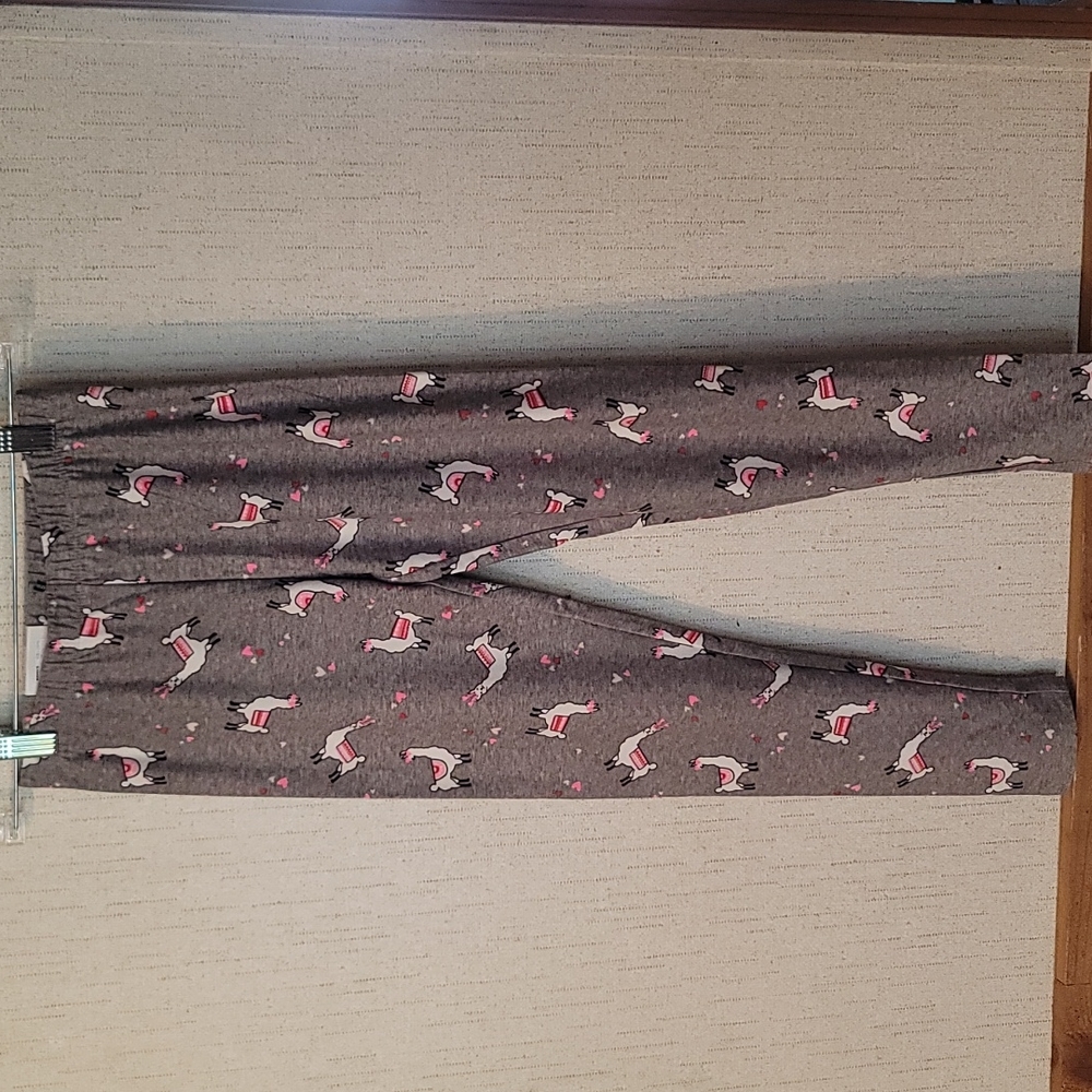 SO GIRLS LLAMA PRINTED LEGGING: GRAY: NWT: SZ L (10/12)